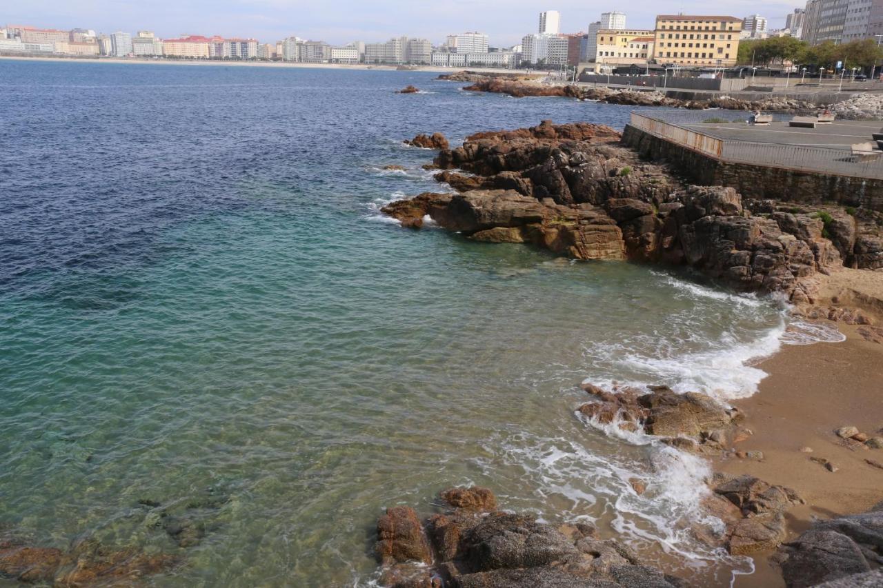 Apartamento Orzan Playa A Coruña Buitenkant foto