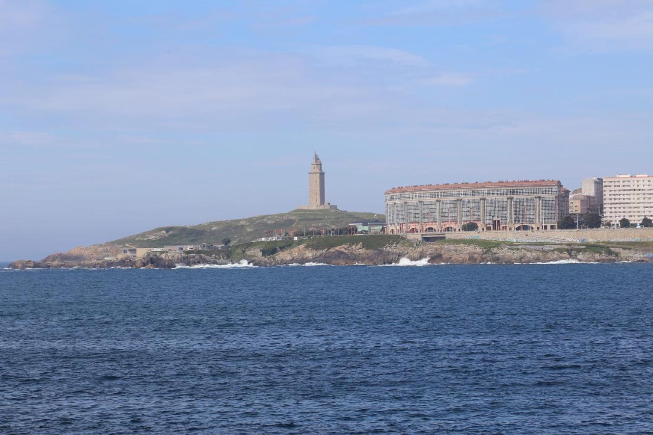 Apartamento Orzan Playa A Coruña Buitenkant foto